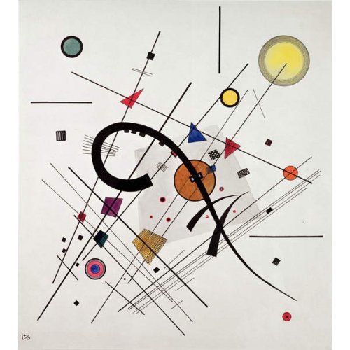 Cuadro -Abstracto Grey Square, 1923, Kandinsky, Wassily