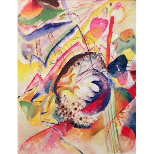 Cuadro -Abstracto Large Study, 1914, Kandinsky, Wassily