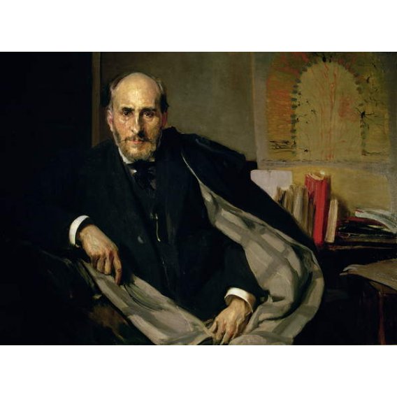 Cuadro - Retrato de Santiago Ramón y Cajal,  Joaquin Sorolla