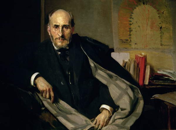 Cuadro - Retrato de Santiago Ramón y Cajal,  Joaquin Sorolla