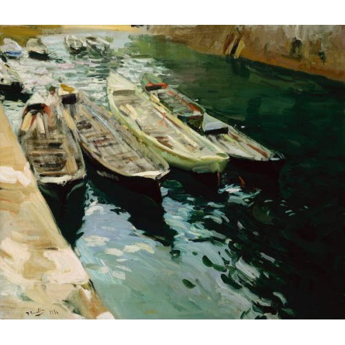 Cuadro - Zarautz a la deriva, cerca de San Sebastián, 1910, Joaquin Sorolla