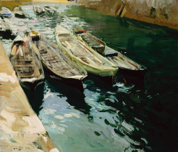 Cuadro - Zarautz a la deriva, cerca de San Sebastián, 1910, Joaquin Sorolla
