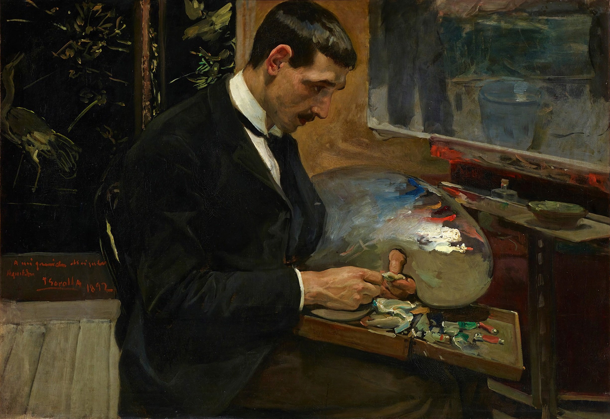 Cuadro - Retrato de Agustin Otermin, 1892, Joaquin Sorolla