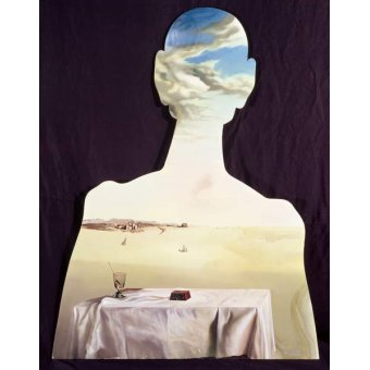 Cabeza llena de nubes, 1936, de Salvador Dalí