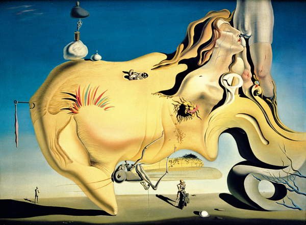 El gran masturbador, 1929, de Salvador Dalí