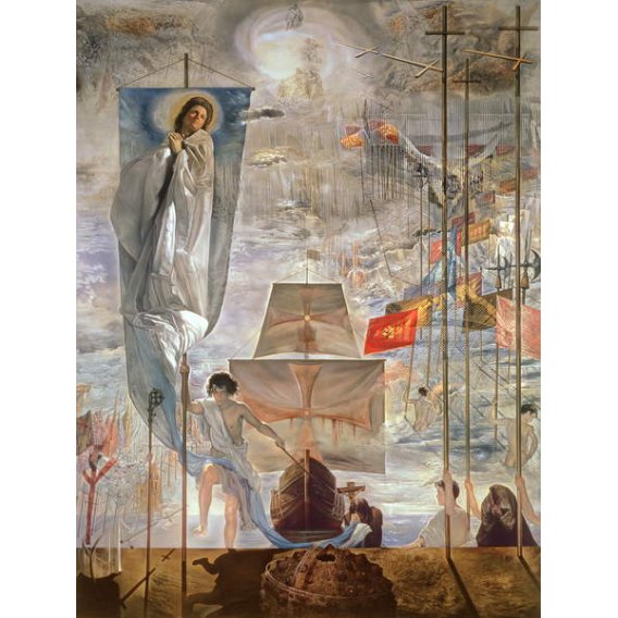 El descubrimiento de América por Cristóbal Colón, 1958-9, Salvador Dalí