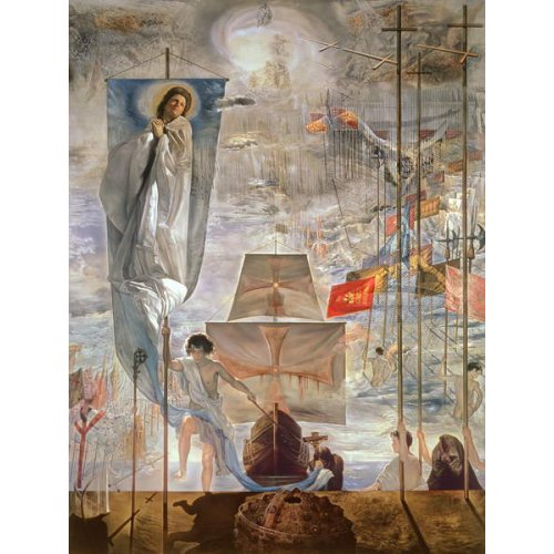 Descubrimiento de América por Colón, Salvador Dalí