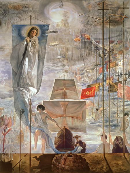 El descubrimiento de América por Cristóbal Colón, 1958-9, Salvador Dalí