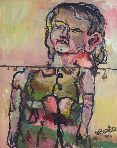 Héroe compartido, 1966, Georg Baselitz