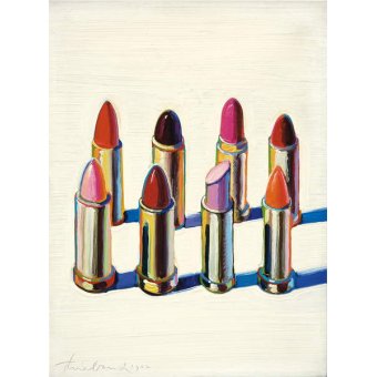 Barras de labios, 1964, Wayne Thiebaud