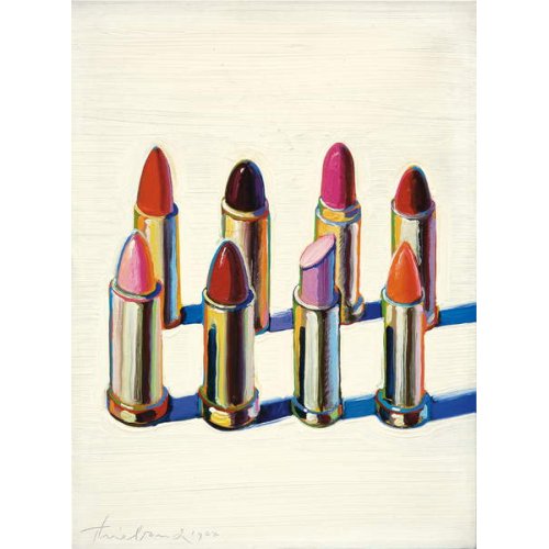 Barras de labios, 1964, Wayne Thiebaud