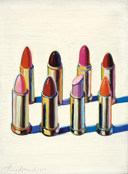 Barras de labios, 1964, Wayne Thiebaud