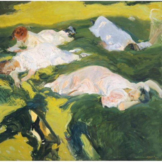 Cuadro - La siesta, Joaquin Sorolla
