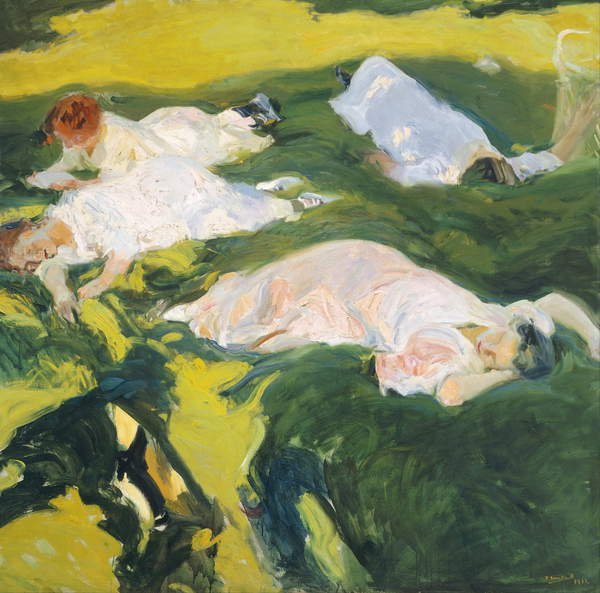 Cuadro - La siesta, Joaquin Sorolla