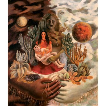 Comprar Cuadro - El abrazo de amor del universo, 1949, Frida Kahlo