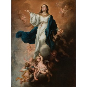 Cuadro Religioso -La Inmaculada Concepción de Walpole, c.1680-, Bartolome Esteban Murillo