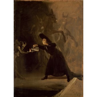 Cuadro -El Hechizado por Fuerza, 1798-, Francisco de Goya y Lucientes