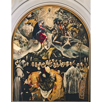 Cuadro El entierro del Conde de Orgaz, 1586-88, El (D. Theotocopoulos) Greco