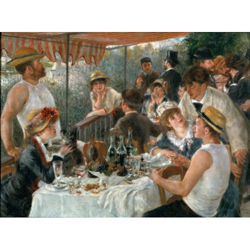 Cuadro Bodegón -El almuerzo de los remeros, 1881-, Pierre Auguste Renoir