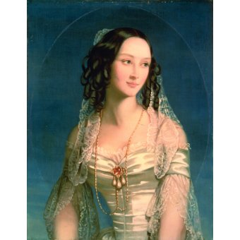 Comprar cuadro Retrato de Zinaida Ivanovna Yusupova, c.1845 (óleo sobre lienzo)