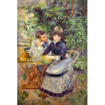 Cuadro - Fleurs dans un vase, 1866 -, Pierre Auguste Renoir