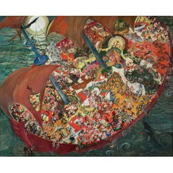 Comprar Cuadro - El barco de los locos, 1922,  Laske, Oskar