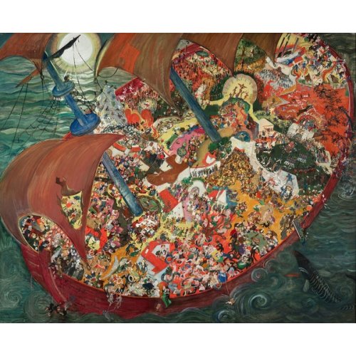 Comprar Cuadro - El barco de los locos, 1922,  Laske, Oskar