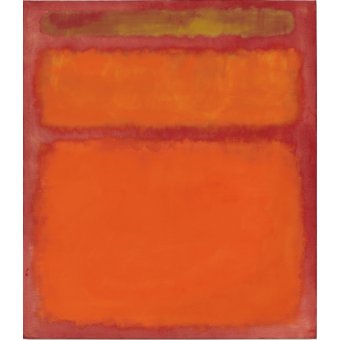 Naranja, rojo, amarillo, 1961- Mark Rothko