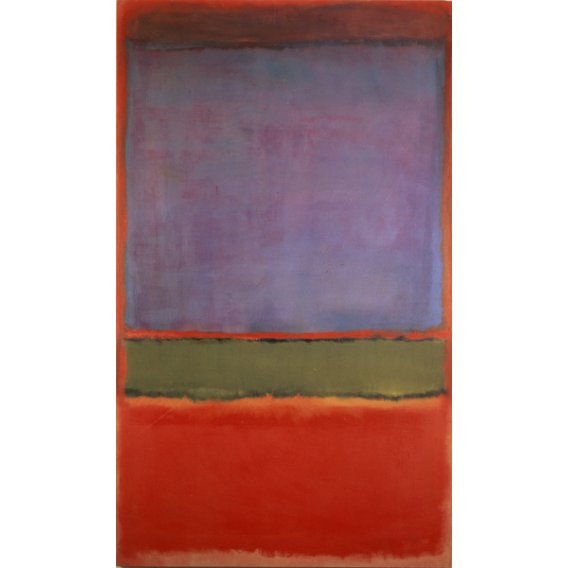 Naranja, rojo, amarillo, 1961- Mark Rothko