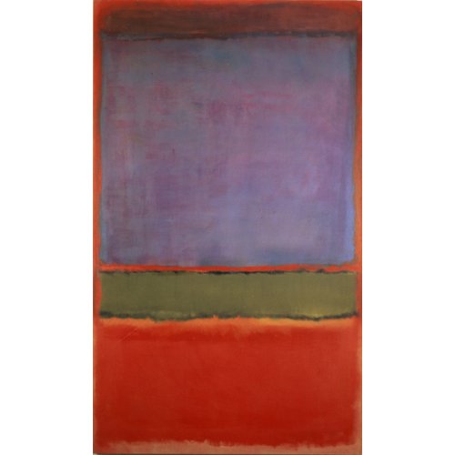 Naranja, rojo, amarillo, 1961- Mark Rothko