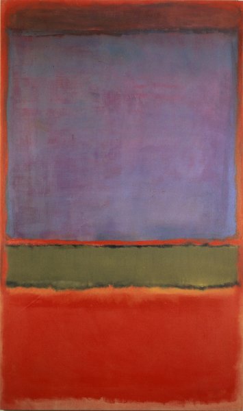 Naranja, rojo, amarillo, 1961- Mark Rothko