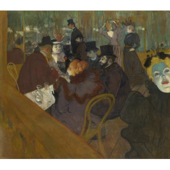 Cuadro -Mujer desnuda en un divan-, Henri de Toulouse-Lautrec