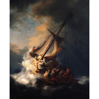 Cuadro -Autorretrato a la edad de 63 años, 1669,  Rembrandt