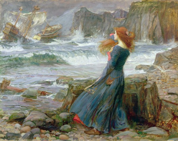 Cuadro -Le Champ Du Printemps-, John William Waterhouse