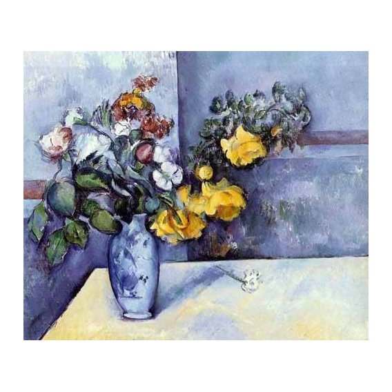 cuadros de flores - Cuadro -Flores en un jarrón-
