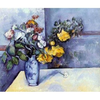 cuadros de flores - Cuadro -Flores en un jarrón-