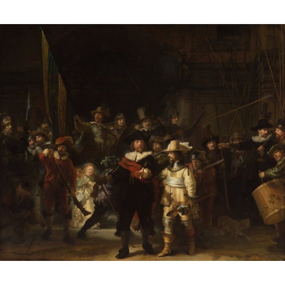Cuadro -La ronda de noche-, Hermensz Van Rijn Rembrandt