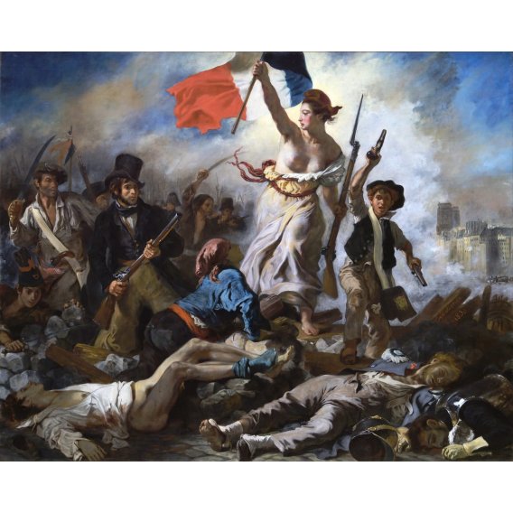 La Libertad Guiando al Pueblo — Eugène Delacroix
