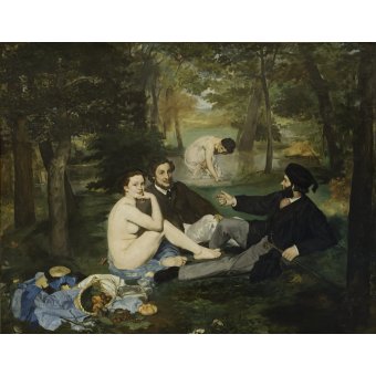 Cuadro -Desayuno en la hierba, 1863-, Eduard Manet