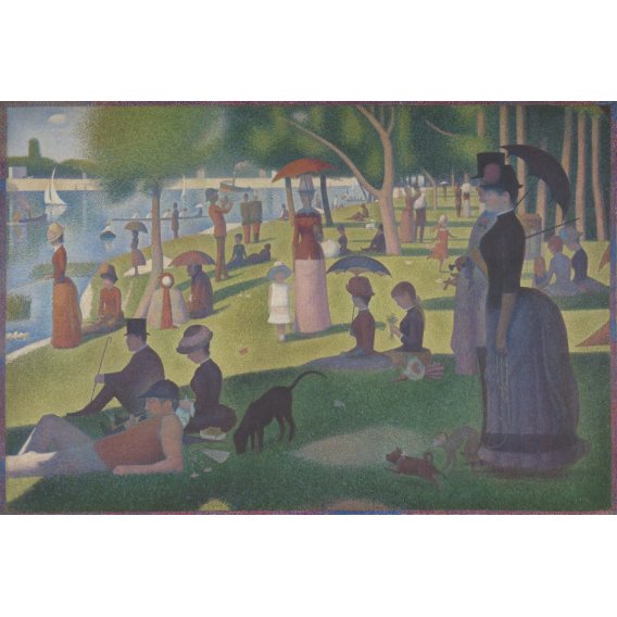 Cuadro de Retrato - Domingo por la tarde, Georges Seurat