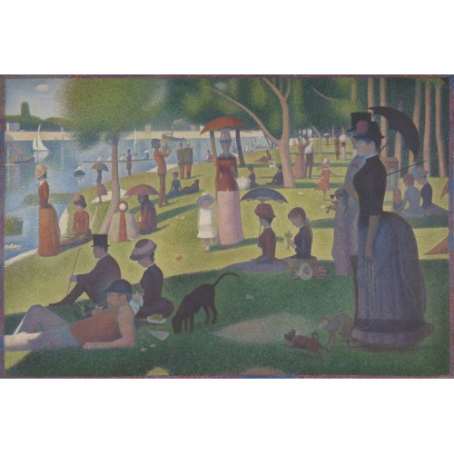 Cuadro de Retrato - Domingo por la tarde, Georges Seurat