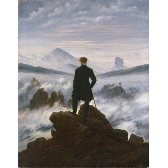 El Caminante sobre el Mar de Niebla — Caspar David Friedrich