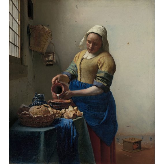 La Lechera, 1660 - Johannes Vermeer