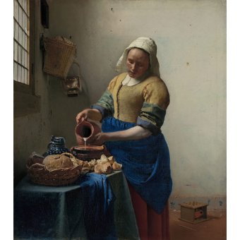 La Lechera, 1660 - Johannes Vermeer