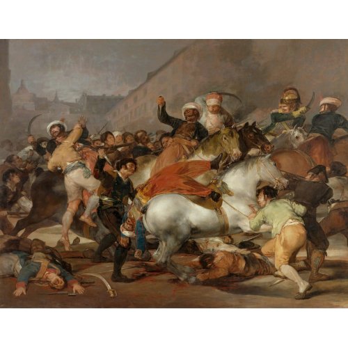 Cuadro -El 2 de mayo de 1808, la carga de los Mamelucos-, Francisco de Goya y Lucientes