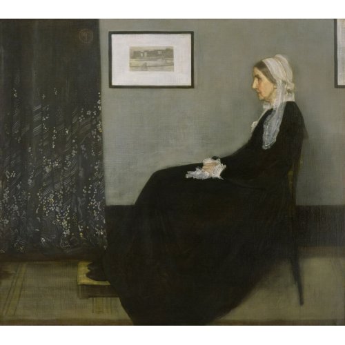 Cuadro -The painter's mother Anna Mathilda McNeill (1804-1881).-, James Abbot McNeill Whistler