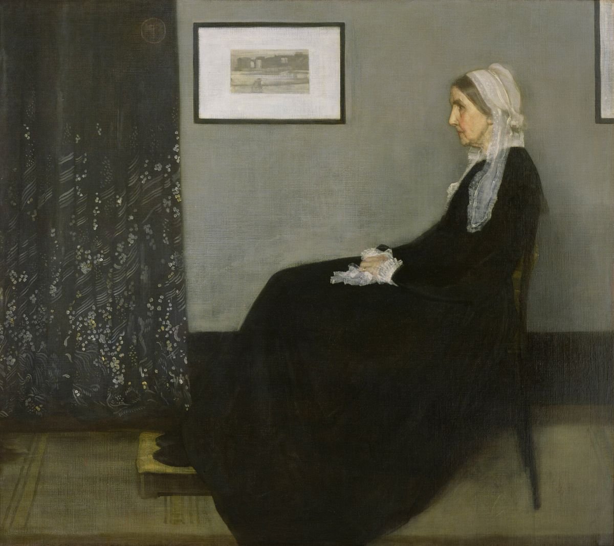 Cuadro -The painter's mother Anna Mathilda McNeill (1804-1881).-, James Abbot McNeill Whistler