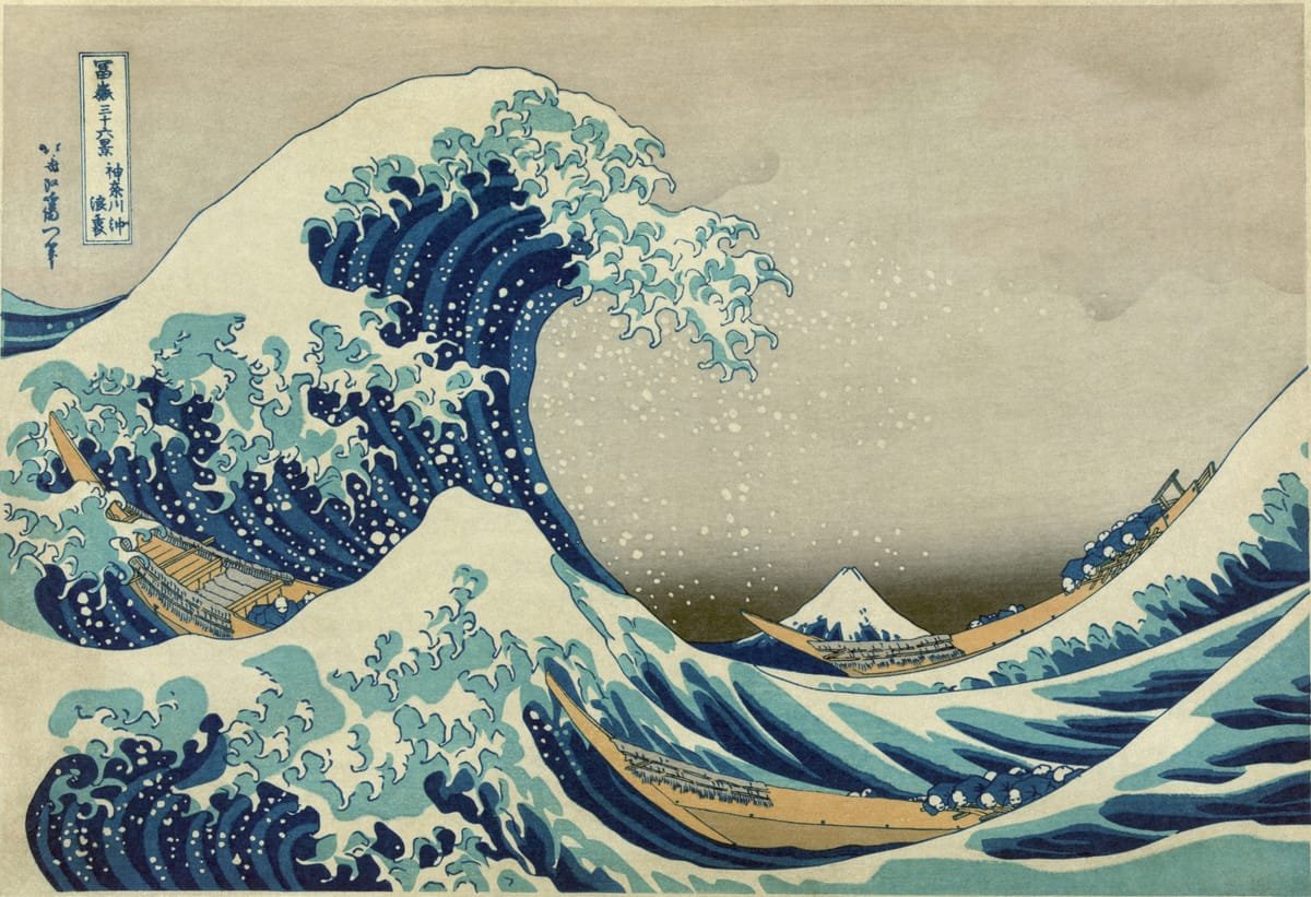La Gran Ola de Kanagawa — Katsushika Hokusai
