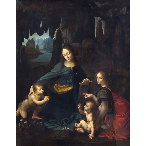 LA VIRGEN DE LAS ROCAS — LEONARDO DA VINCI