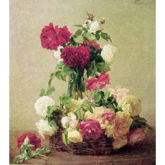 cuadros de flores - Cuadro -Rosas-